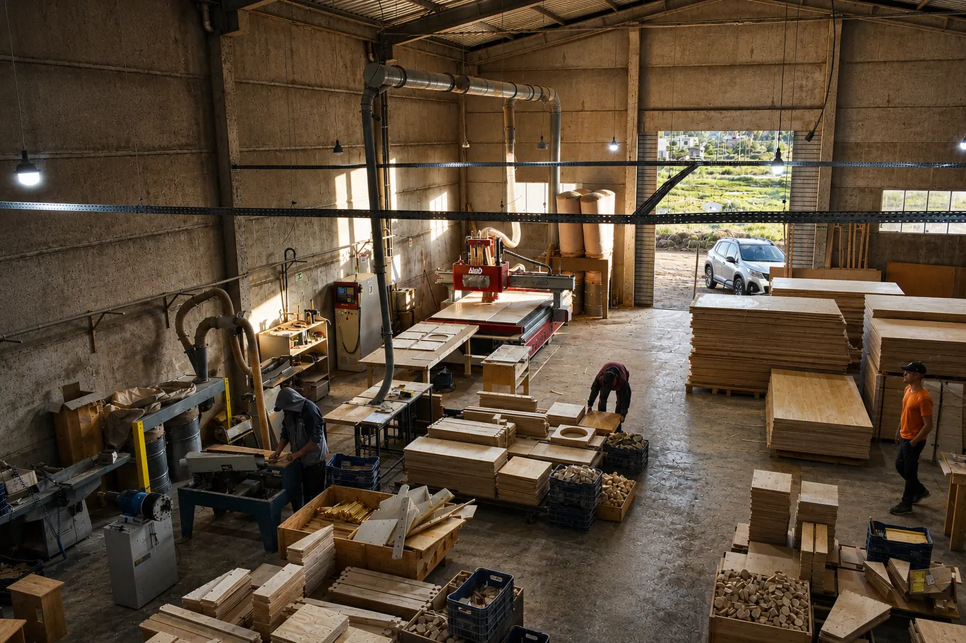 Fábrica própria Ecotimber em Torres, RS